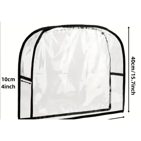 Scaun frizerie - Husa pentru protectie scaun coafor, transparenta
