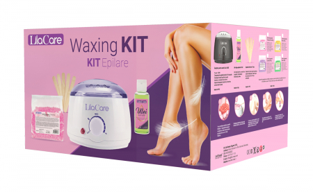 Kit epilare ceara LilaCare LR100-101 rose [5]