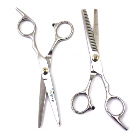 Kit frizer cu foarfece de tuns, manta frizerie, pulverizator automat Forte395 [3]