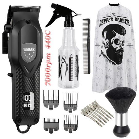 Coafor si Frizerie - Kit profesional frizerie WMARK NG-119 cu accesorii complete pentru tuns