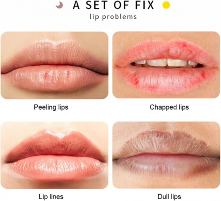 Lip oil tratament de buze cu efect de marire si hidratare de zi si noapte, set 2 bucati [6]