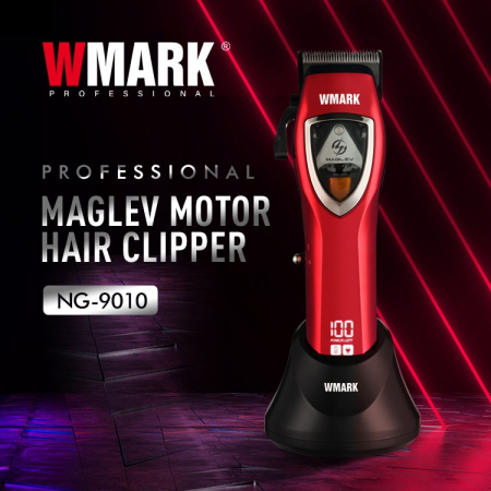 Mașină de tuns profesională WMARK NG-9010 – Motor Maglev, 10.000 RPM, lame DLC & autonomie mare [3]