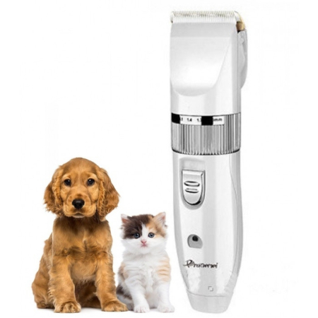 Electrice - Masina tuns caini si alte animale de companie GM634 , profesionala, alba