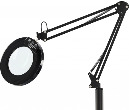 Mobilier salon cu Pat cosmetic negru, lampa cosmetica cu lupa si scaun, BR024 [1]