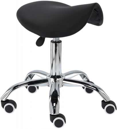 Mobilier salon cu Pat cosmetic negru, lampa cosmetica cu lupa si scaun, BR024 [4]