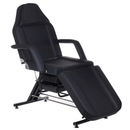Mobilier salon cu Pat cosmetic negru, lampa cosmetica cu lupa si scaun, BR024 [3]