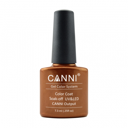 Manichiura si pedichiura - Oja semipermanenta Canni, 009 Brown sidefat, 7.3 ml