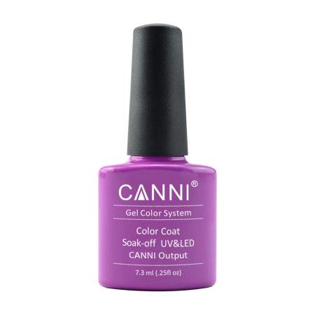 Manichiura si pedichiura - Oja semipermanenta Canni, 020 medium violet red, 7.3 ml