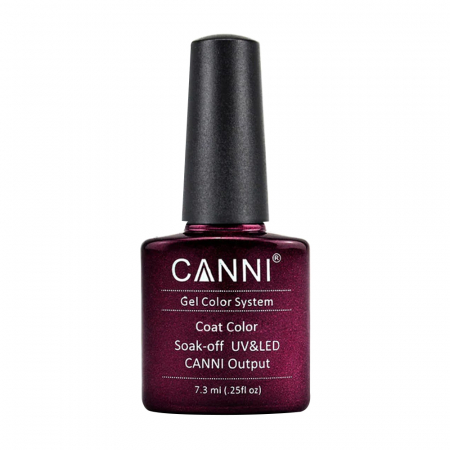 Manichiura si pedichiura - Oja semipermanenta Canni, 256 medium violet red sidefat 7.3 ml
