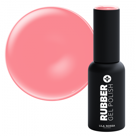 Manichiura si pedichiura - Oja semipermanenta · Rubber · 004 rosy blush lucios · 7 ml