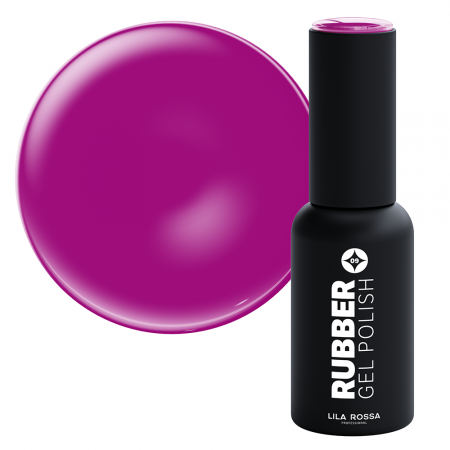 Manichiura si pedichiura - Oja semipermanenta · Rubber · 009 Purple · 7 ml