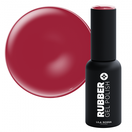 Manichiura si pedichiura - Oja semipermanenta · Rubber · 018 rosso corso lucios · 7 ml