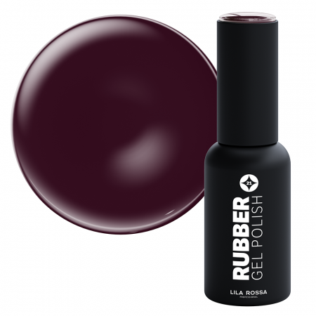 Manichiura si pedichiura - Oja semipermanenta · Rubber · 021 red moon lucios · 7 ml