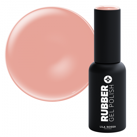 Manichiura si pedichiura - Oja semipermanenta · Rubber · 024 soft cappuccino lucios · 7 ml