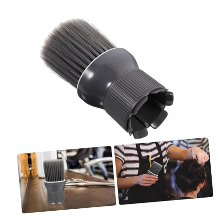 Pamatuf frizerie barber shop, Gri, care se ataseaza de Uscator de par [2]