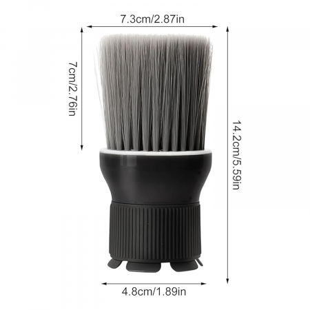 Pamatuf frizerie barber shop, Gri, care se ataseaza de Uscator de par [3]