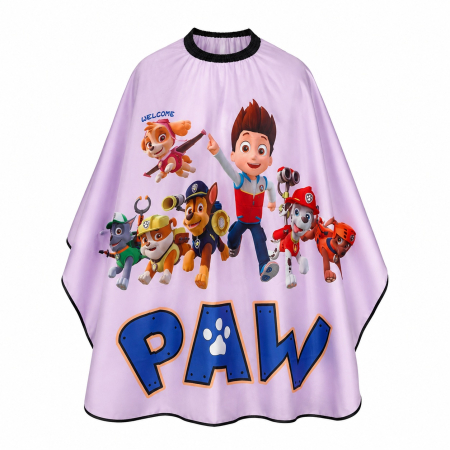 Coafor si Frizerie - Pelerină de Tuns pentru Copii cu Patrula Cățelușilor (Paw Patrol) – Impermeabilă