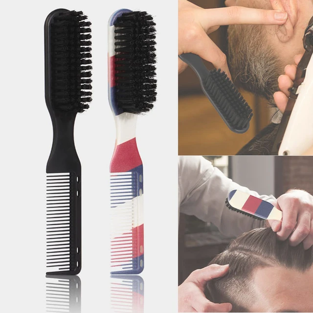 Perie barba dubla, de buzunar, cu pieptene barber [2]