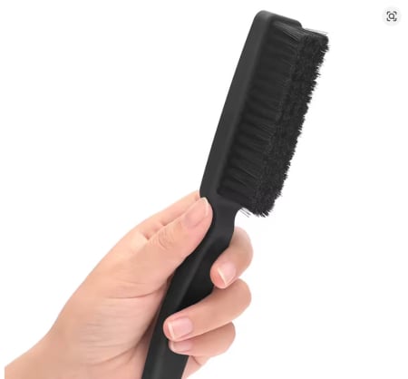 Set ingrijire barba - Perie barba Fade, neagra pentru frizerie, barber shop