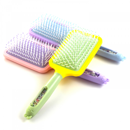 Perie coafor pentru par rar · dreptunghiulara · decorata cu bilute confetti [4]
