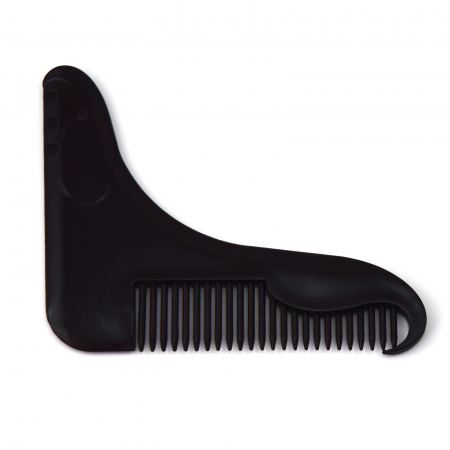 Perii de par si piepteni - Pieptene barba cu sablon pentru barba