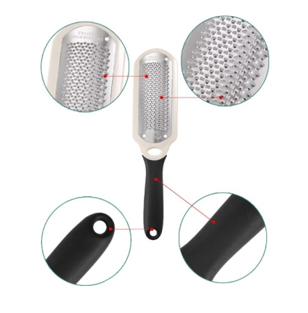 Pila metal calcaie alba razuitor pedichiura, inox [3]