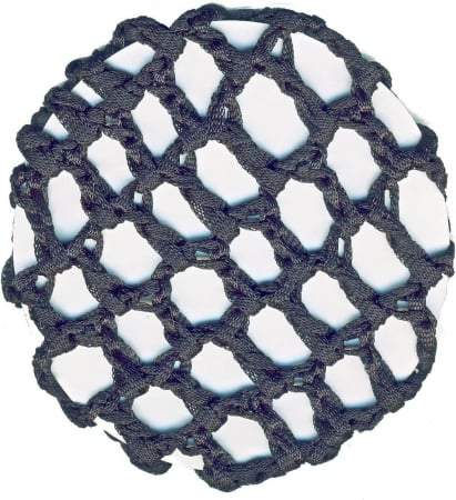 Coafor si Frizerie - Plasa coc, neagra, pentru gimnastica, balet, dans, cu model