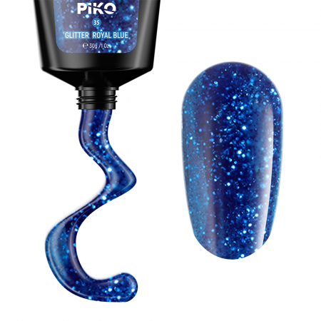 Polygel color Glitter · 30 ml · Royal Blue [1]