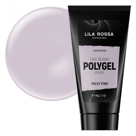 Manichiura si pedichiura - Polygel premium · 60g · Milky Pink