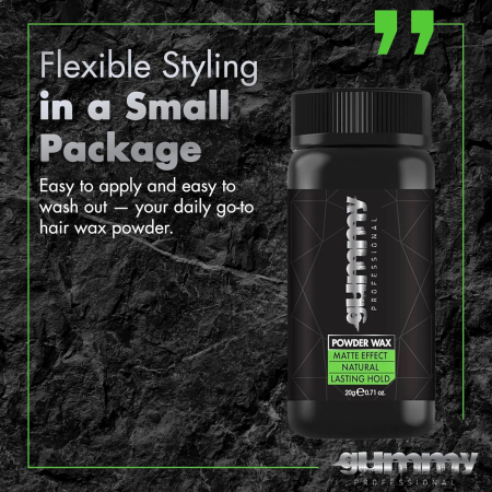 Pudra de volum - Gummy Powder Wax Matte Effect 20g - Finish Mat și Fixare Puternică [7]