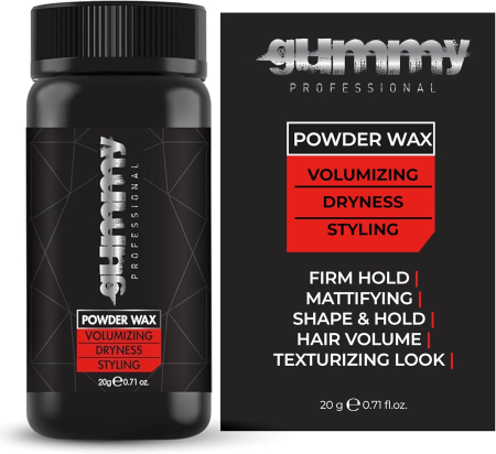 Fixativ / Styling spray - Pudra de volum - Gummy Powder Wax Volum Effect 20g - Volum, Textură și Finish Mat