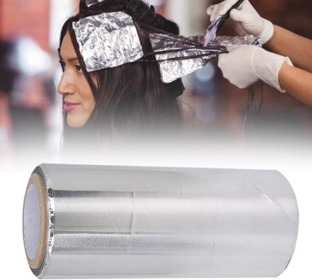 Rola folie aluminiu profesionala pentru vopsit parul suvite, 16cm x 1.25m [7]