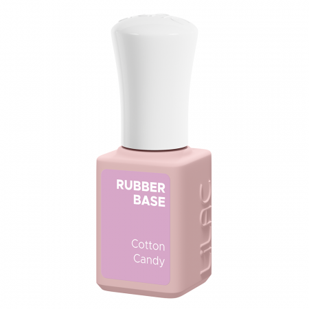 Rubber Base Lilac, Cotton Candy, baza si oja semipermanenta 6 g [1]