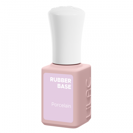 Rubber Base Lilac, Porcelain, baza si oja semipermanenta 6 g [1]