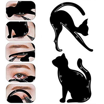 Make-up - Sabloane cat eye pentru tus gel de ochi