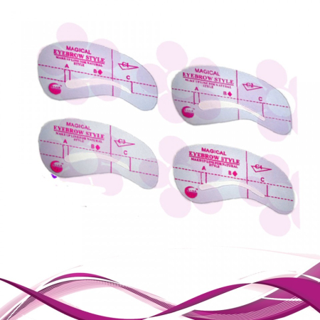 Make-up - Sabloane sprance set 4 forme