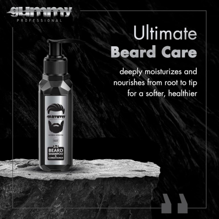 Șampon & Balsam 2-în-1 Gummy Professional – Cu Keratină Vegetală pentru o Barbă Moale și Sănătoasă [1]