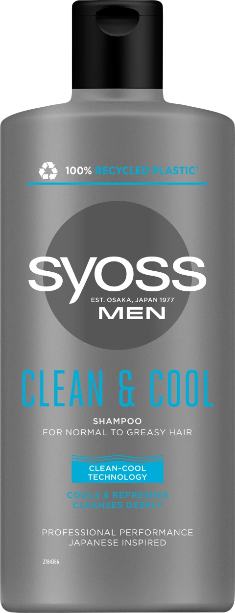 Sampon de par - Samponul Syoss Men Clean & Cool, 500 ml