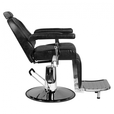 Scaun barber salon frizerie, reglabil, Negru SSB009 [2]