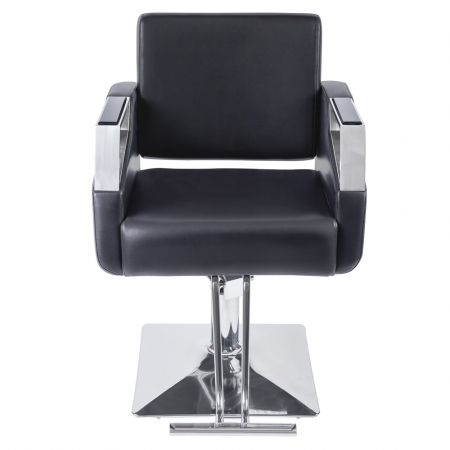 Scaun coafor Harriet, reglabil pe inaltime, cu suport pentru picioare, negru [2]