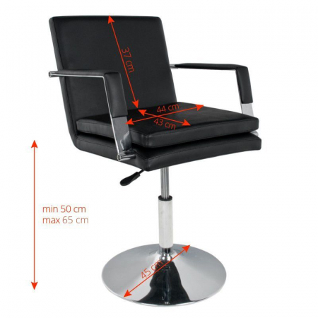 Scaun coafor Magnum · negru [1]