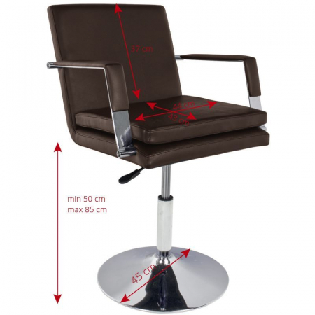 Scaun coafor Magnum · maro [1]