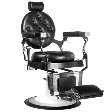 Mobilier frizerie - Scaun frizerie barber shop model Imperator Black BarberPub