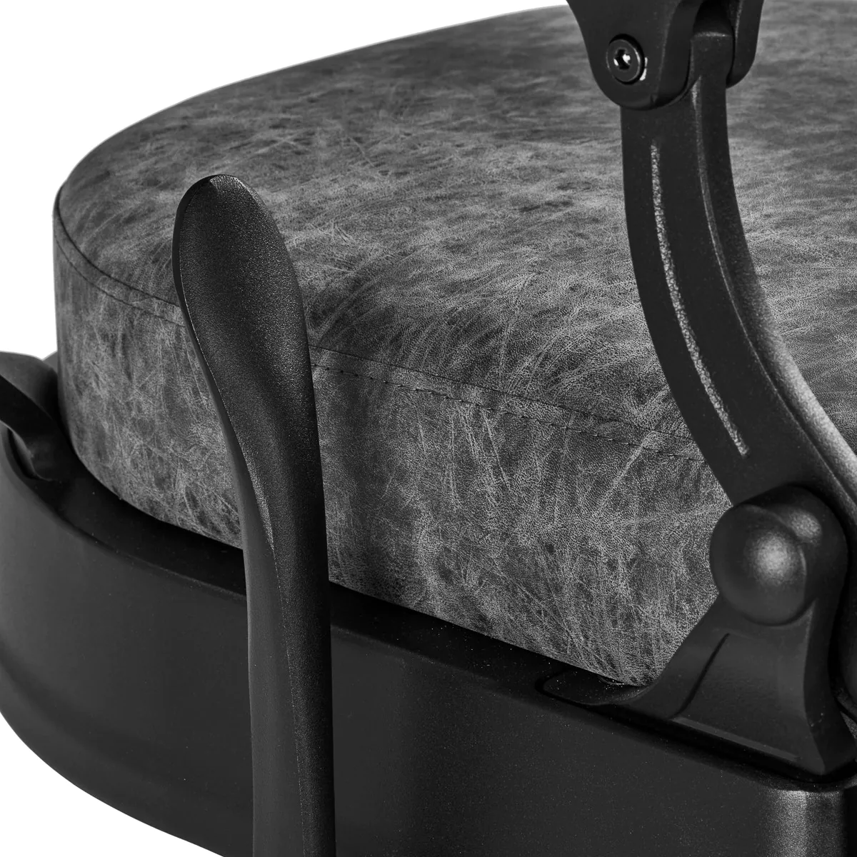 Scaun frizerie Imperator Old Leather Gray · BarberPub [11]