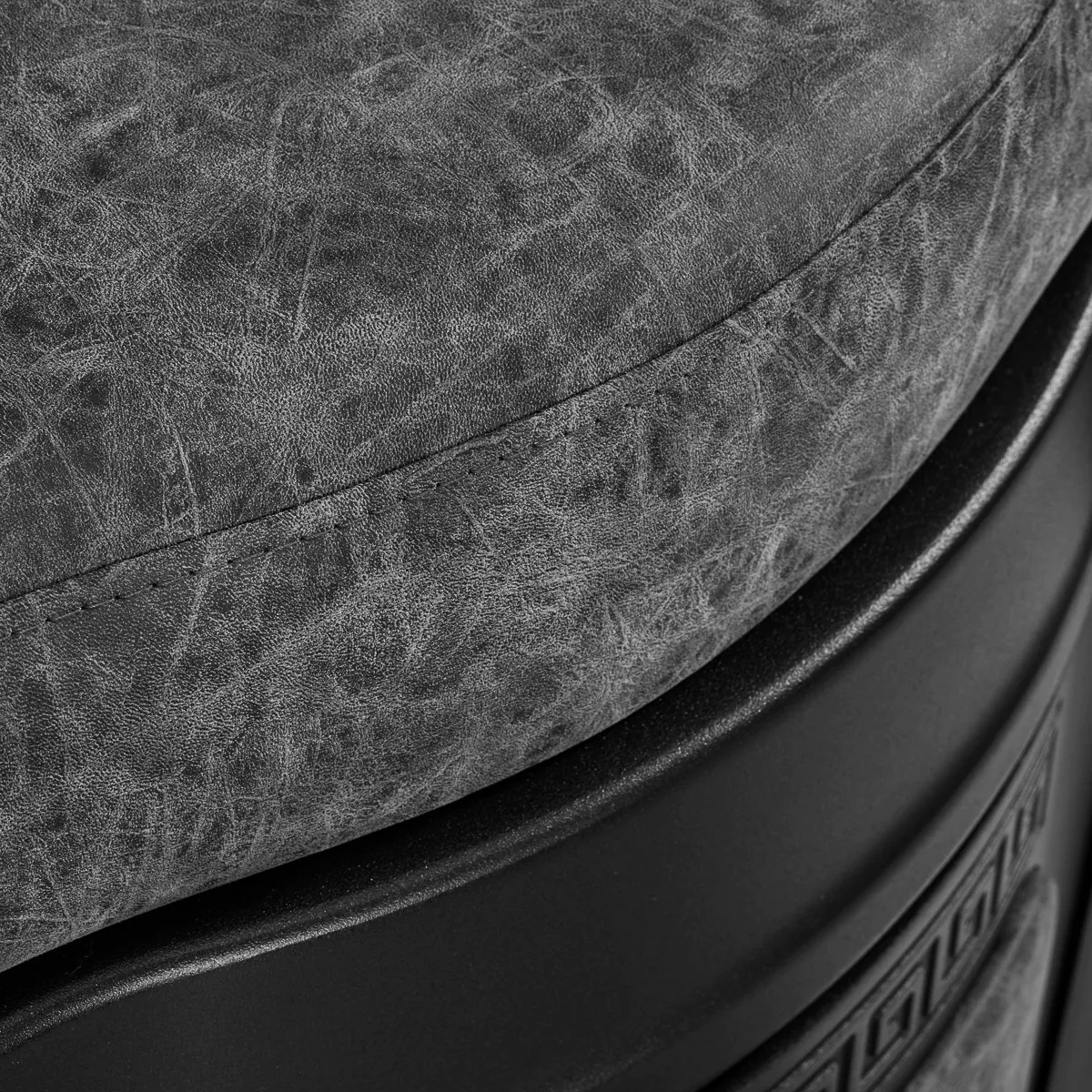 Scaun frizerie Imperator Old Leather Gray · BarberPub [7]