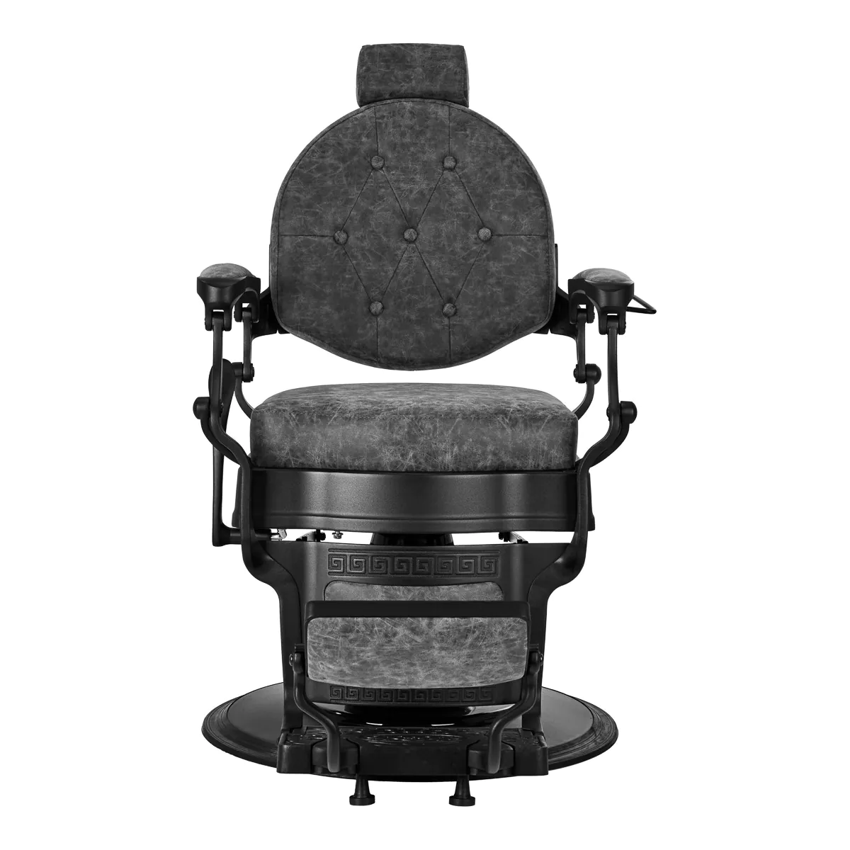 Scaun frizerie Imperator Old Leather Gray · BarberPub [2]