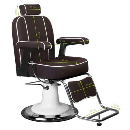 Scaun frizerie maro · Lumber BarberPub [6]