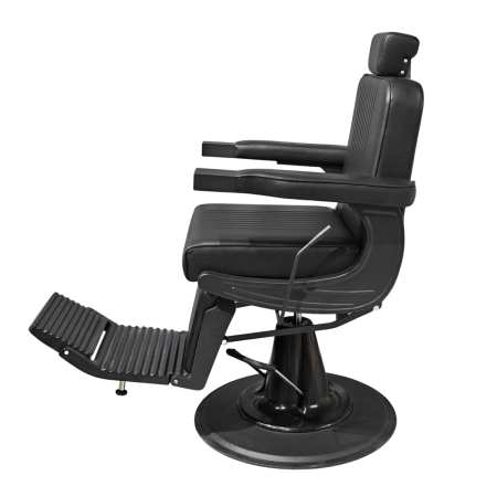 Scaun Frizerie Profesional Darren – Design Full Black și Performanță de Elită [1]