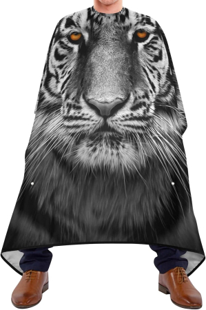 Set 2 Pelerine tuns profesionale negre, impermeabile, pentru frizerie si coafor [4]