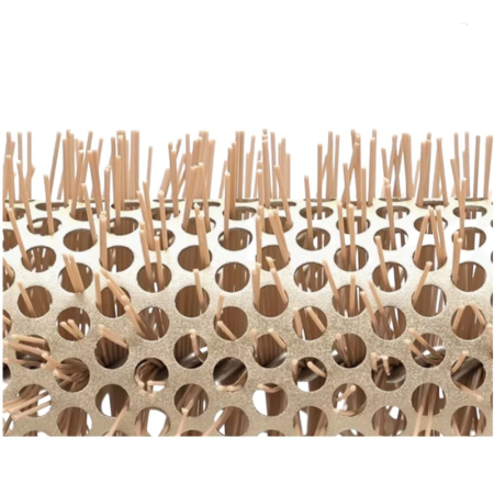 Set 4 Perii Rotunde Profesionale Coafor XXL – Aurii, 25/32/45/53 mm, Corp Lung 31-32 cm [5]